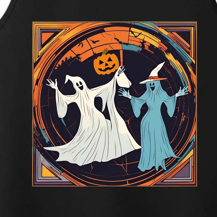 Halloween Dancers Funny Halloween Funny Witch Funny Wizard Funny Ghost Performance Tank