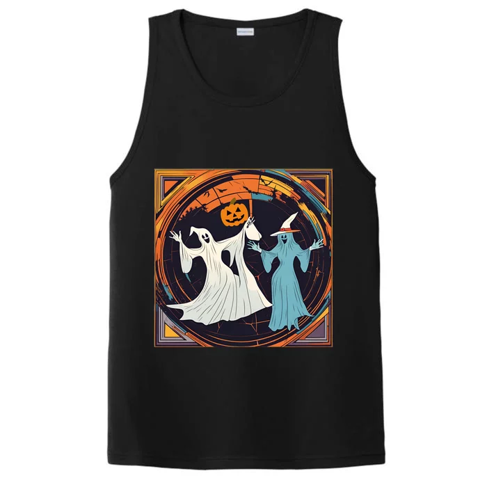 Halloween Dancers Funny Halloween Funny Witch Funny Wizard Funny Ghost Performance Tank