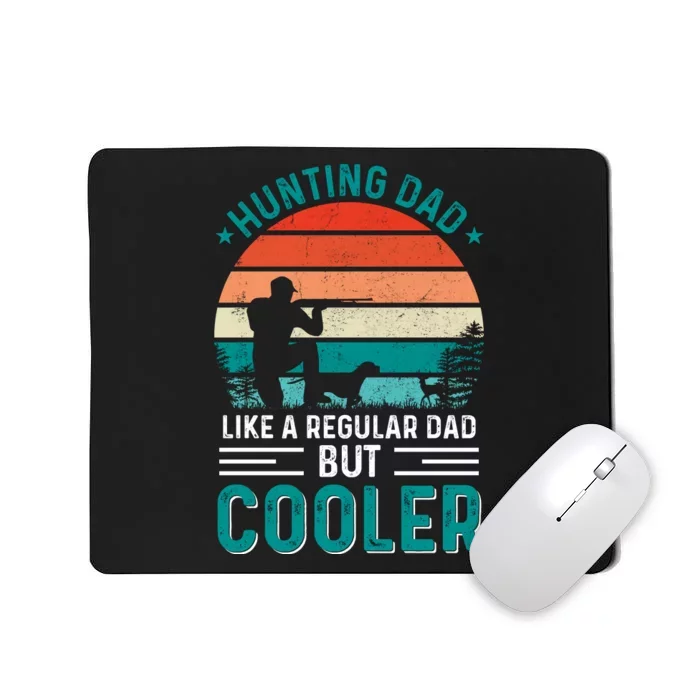 Hunting Dad Fathers Day T Design Mousepad