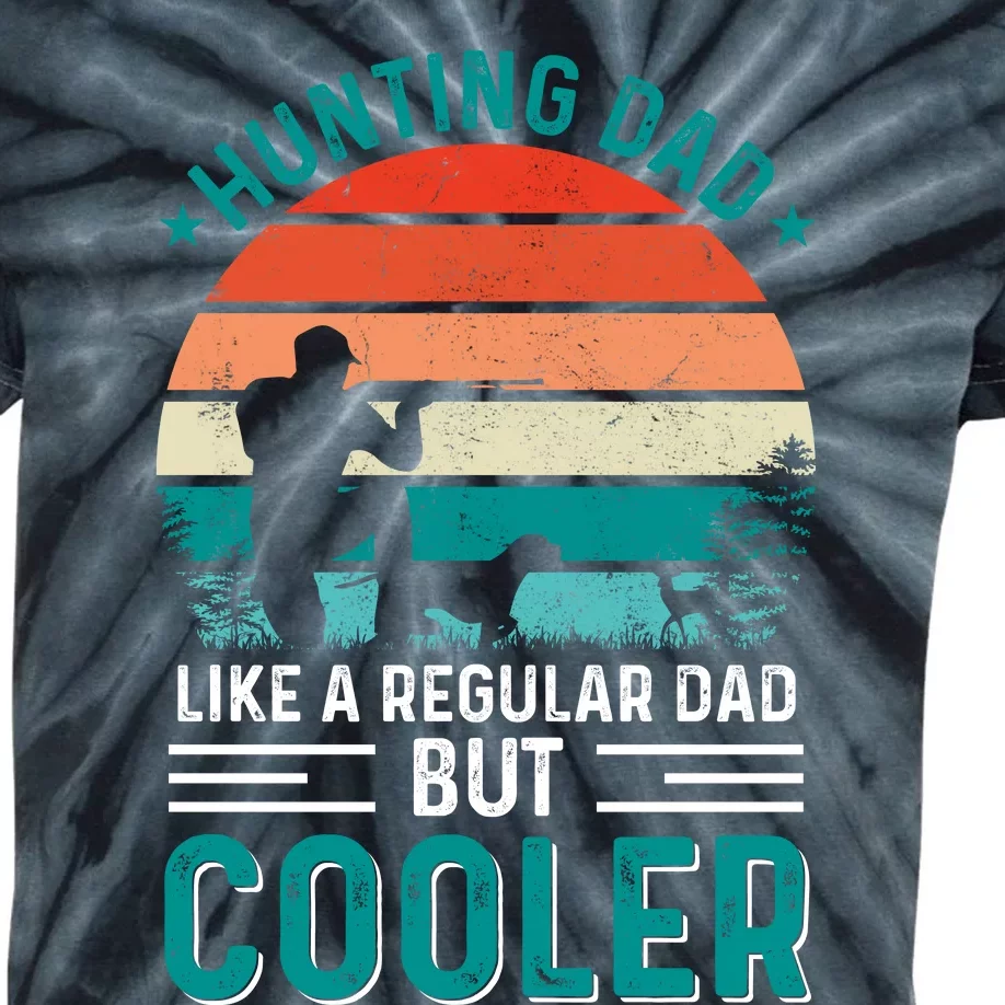 Hunting Dad Fathers Day T Design Kids Tie-Dye T-Shirt