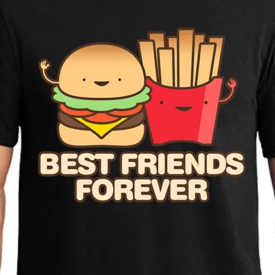 Hamburger Day Funny Best Friends Forever Gift Pajama Set