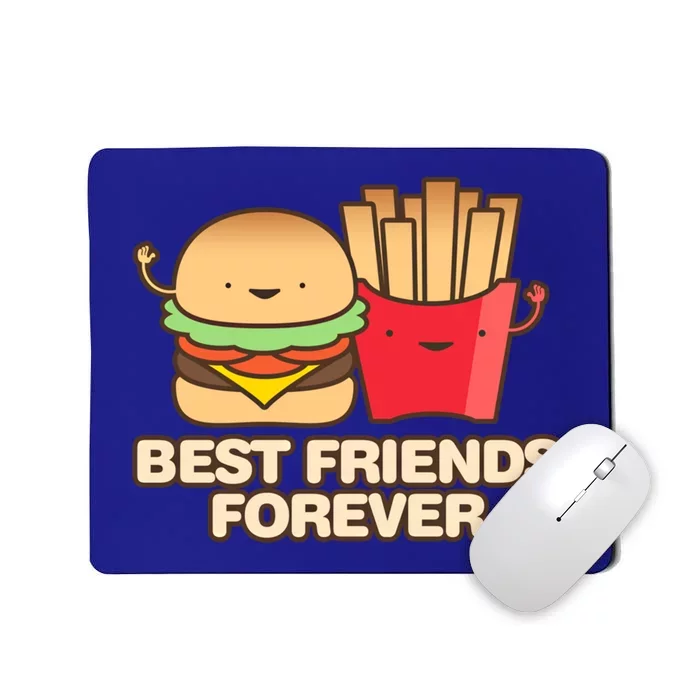 Hamburger Day Funny Best Friends Forever Gift Mousepad