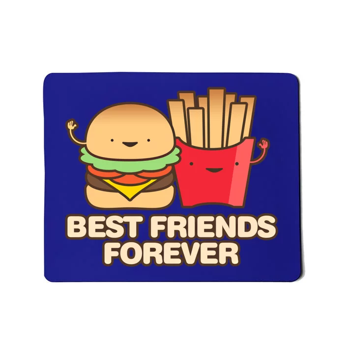 Hamburger Day Funny Best Friends Forever Gift Mousepad