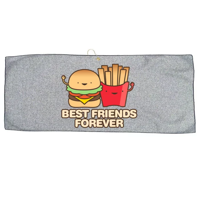 Hamburger Day Funny Best Friends Forever Gift Large Microfiber Waffle Golf Towel