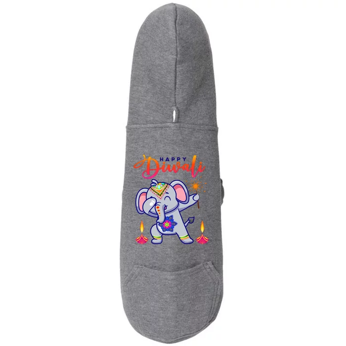 Happy Diwali Festival Of Lights Celebration Kids Doggie 3-End Fleece Hoodie