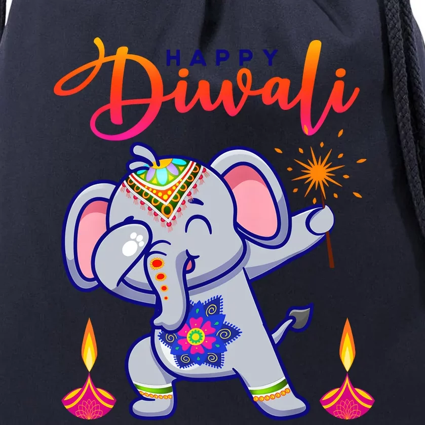 Happy Diwali Festival Of Lights Celebration Kids Drawstring Bag