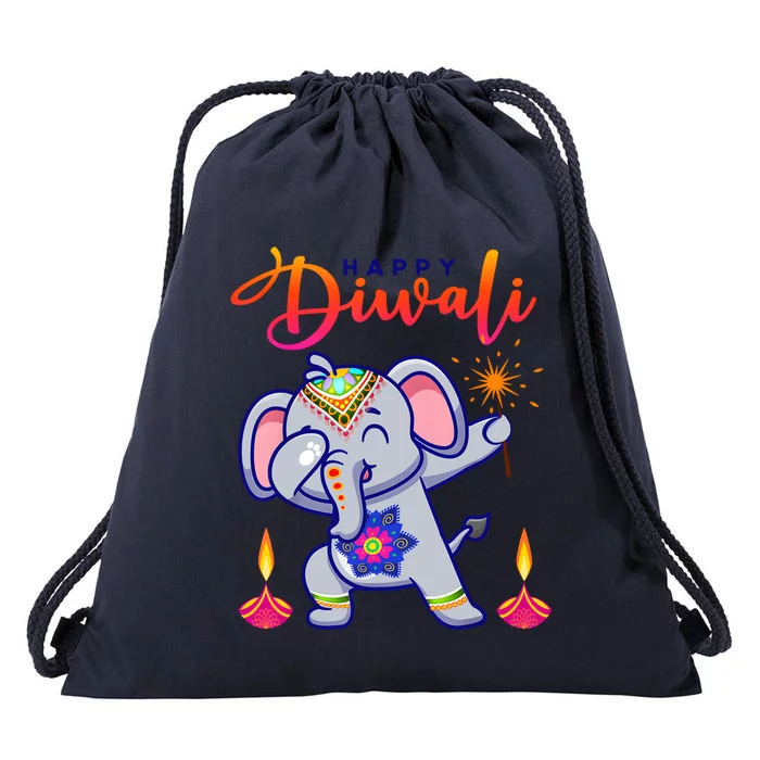 Happy Diwali Festival Of Lights Celebration Kids Drawstring Bag