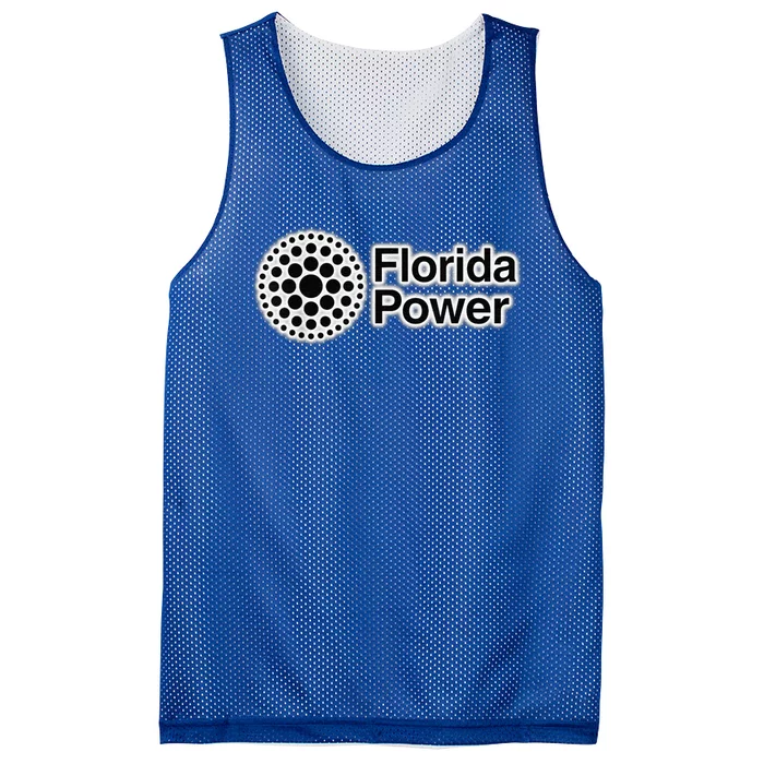 Hard Drawn Florida Power Funny Quote Mesh Reversible Basketball Jersey Tank