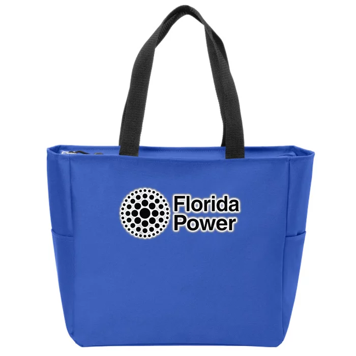 Hard Drawn Florida Power Funny Quote Zip Tote Bag