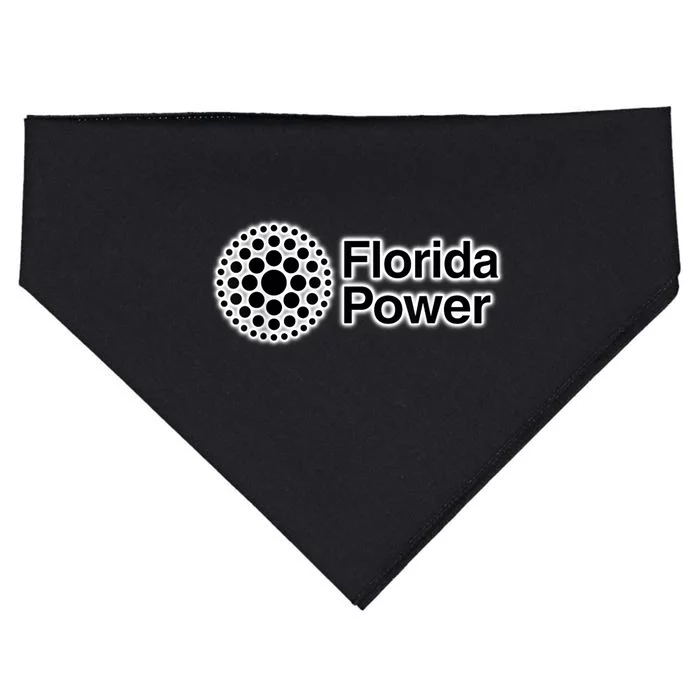 Hard Drawn Florida Power USA-Made Doggie Bandana