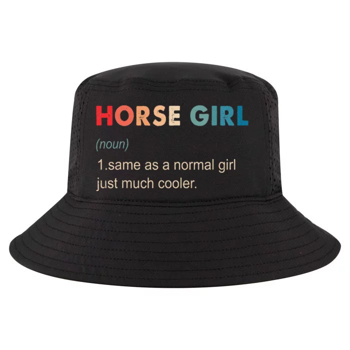 Horse Definition Funny Equestrian Gift Horseback Riding Cool Comfort Performance Bucket Hat