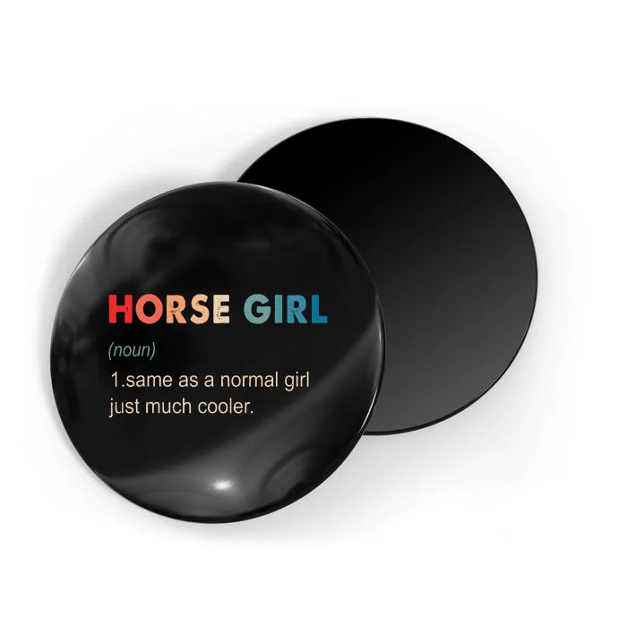 Horse Definition Funny Equestrian Gift Horseback Riding Magnet