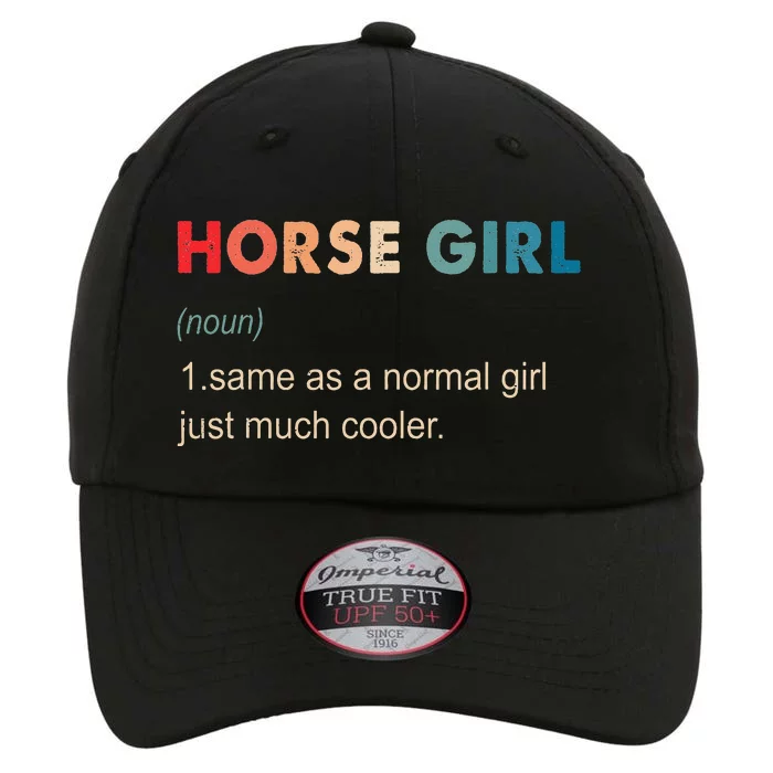 Horse Definition Funny Equestrian Gift Horseback Riding The Original Performance Cap