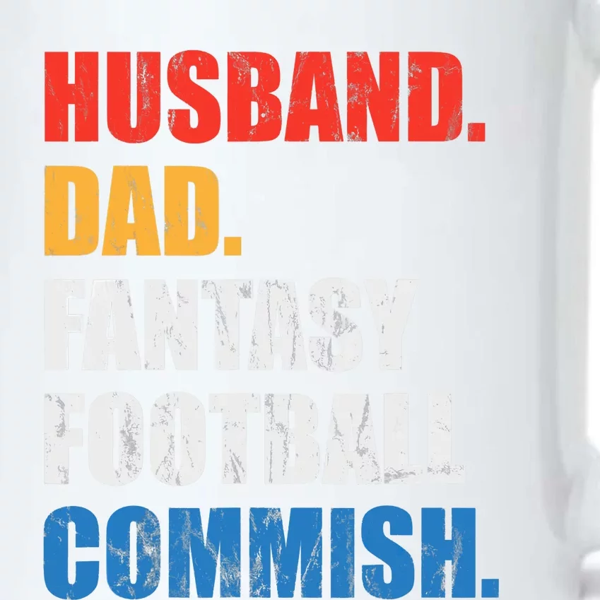 Husband Dad Fantasy Football Commish, Fantasy Commissioner Black Color Changing Mug