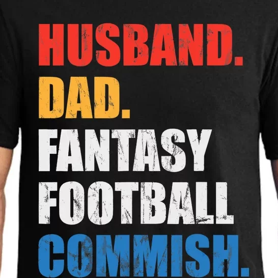 Husband Dad Fantasy Football Commish, Fantasy Commissioner Pajama Set