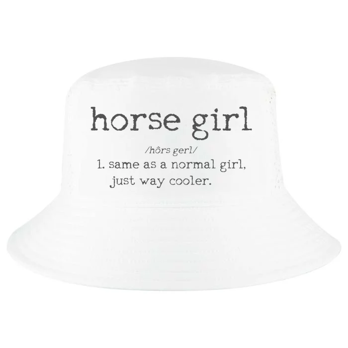 Horse Definition Funny Horseback Riding Rider Gift Cool Comfort Performance Bucket Hat