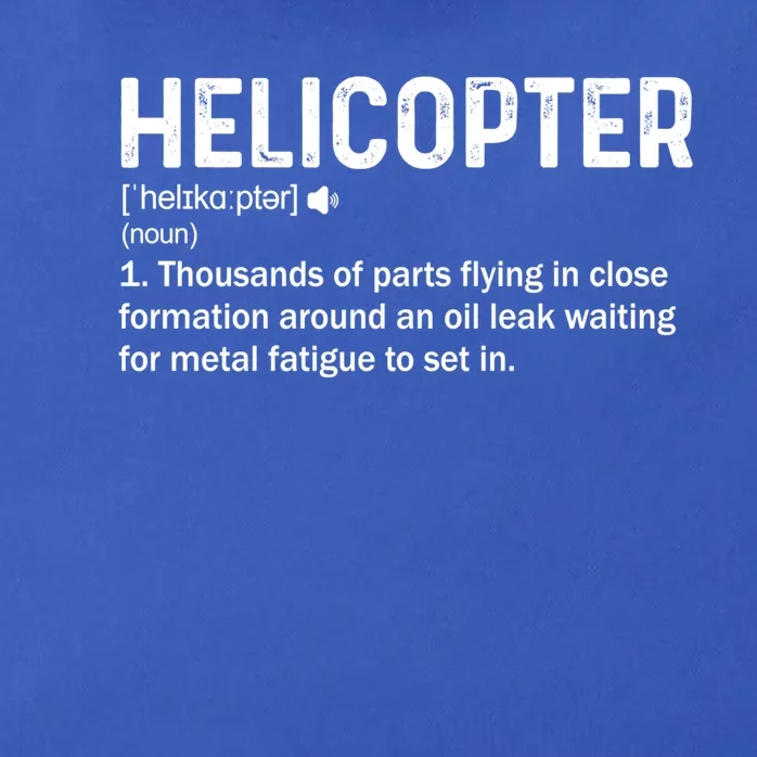 Helicopter Definition Funny Rotary Wing Legendary Pilot Great Gift Zip Tote Bag