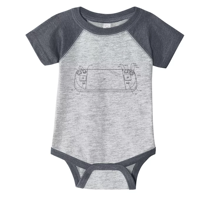 Handheld Deck Gamer Steam Infant Baby Jersey Bodysuit