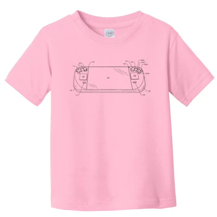 Handheld Deck Gamer Steam Toddler T-Shirt