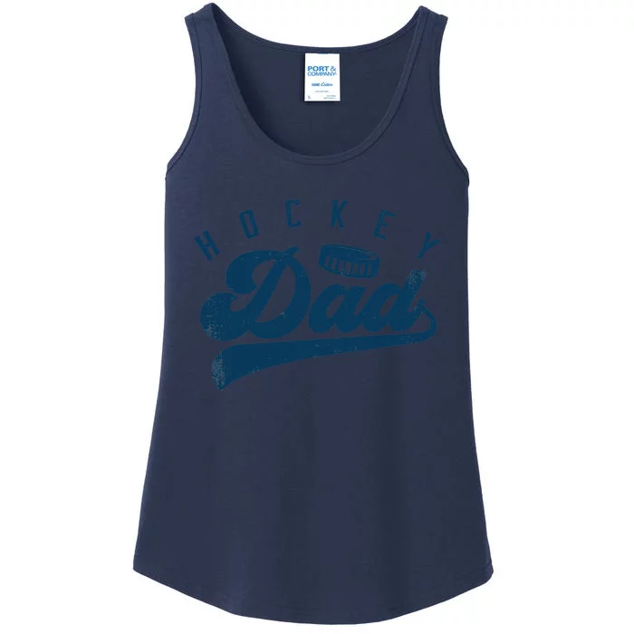 Hockey Dad Gifts Daddy Father's Day Ladies Essential Tank