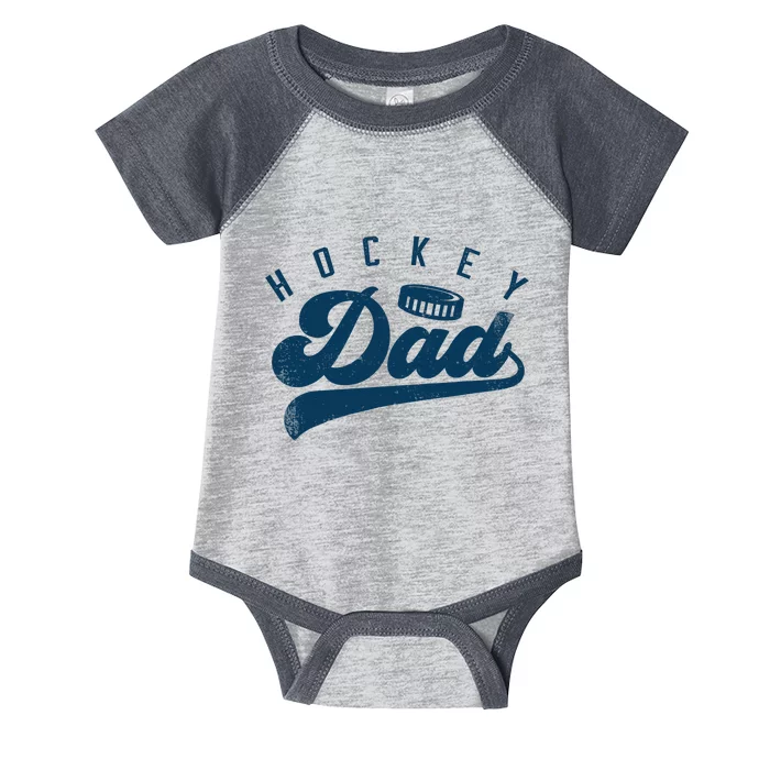 Hockey Dad Gifts Daddy Father's Day Infant Baby Jersey Bodysuit