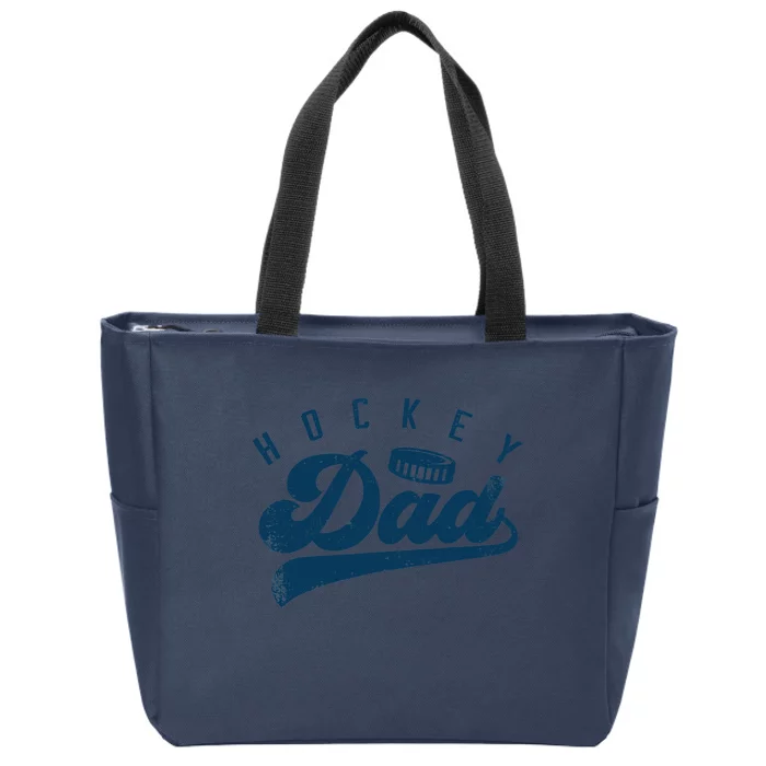 Hockey Dad Gifts Daddy Father's Day Zip Tote Bag