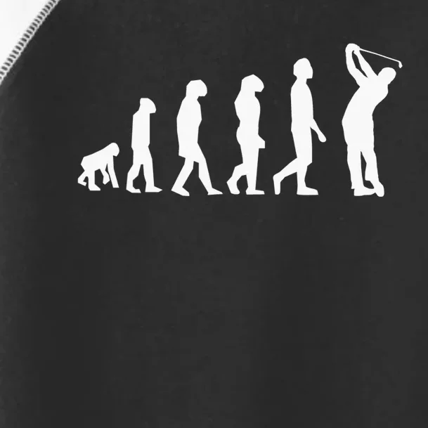 Human Disc Golf Evolution Retro Frisbee Golfer Disc Golfing Toddler Fine Jersey T-Shirt