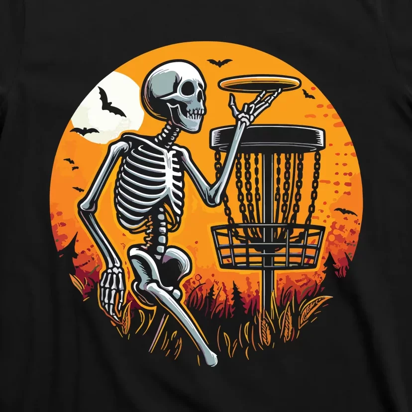 Halloween Disc Golf Disc Golfer Women T-Shirt