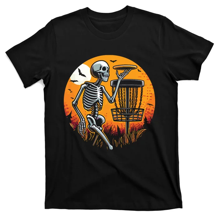 Halloween Disc Golf Disc Golfer Women T-Shirt