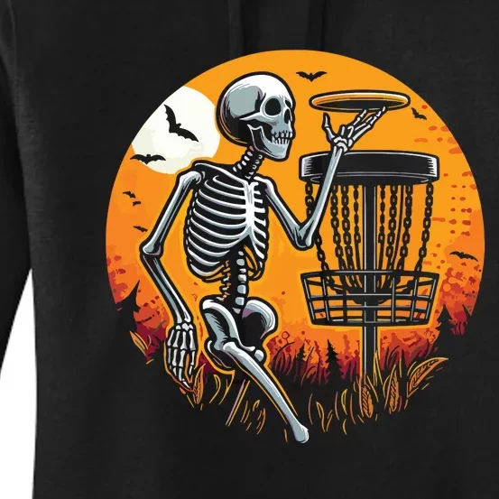 Halloween Disc Golf Disc Golfer Women Women's Pullover Hoodie