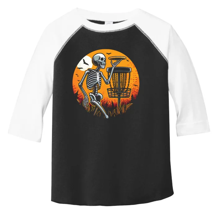 Halloween Disc Golf Disc Golfer Women Toddler Fine Jersey T-Shirt