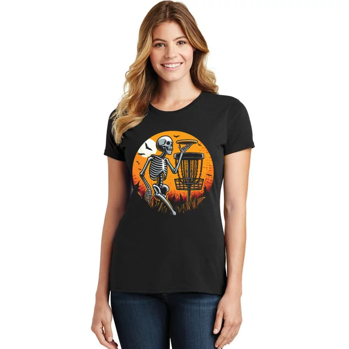 Halloween Disc Golf Disc Golfer Women Women's T-Shirt