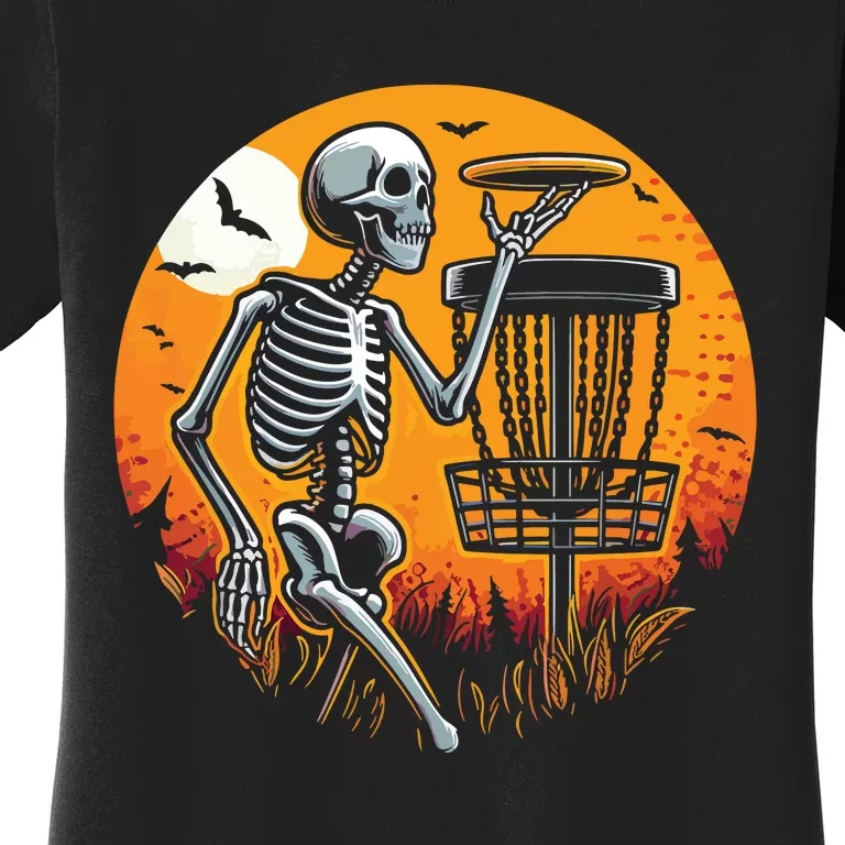 Halloween Disc Golf Disc Golfer Women Women's T-Shirt