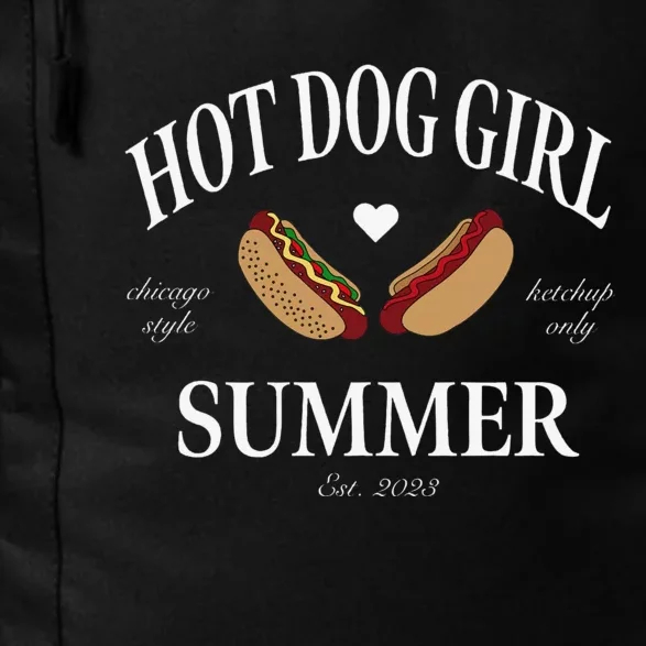 Hot Dog Girl Summer Daily Commute Backpack