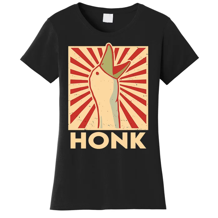 Honk Dangerous Goose Funny Badass For Goose Gamers Women's T-Shirt