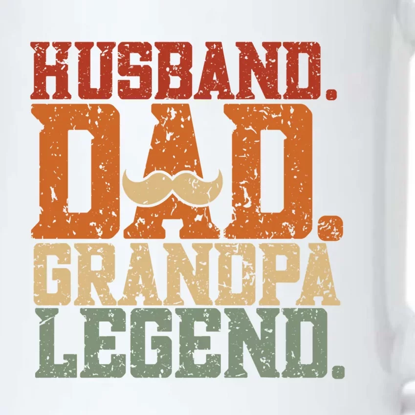 Husband Dad Grandpa Legend Cute Gift Funny Dad Gift Black Color Changing Mug