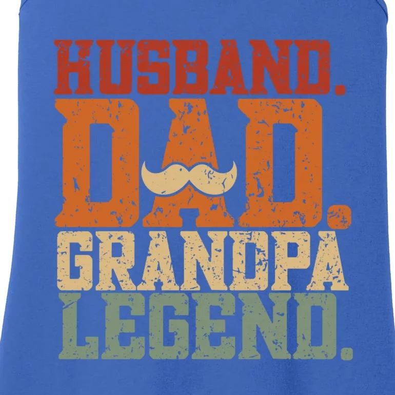 Husband Dad Grandpa Legend Cute Gift Funny Dad Gift Ladies Essential Tank