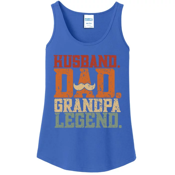 Husband Dad Grandpa Legend Cute Gift Funny Dad Gift Ladies Essential Tank