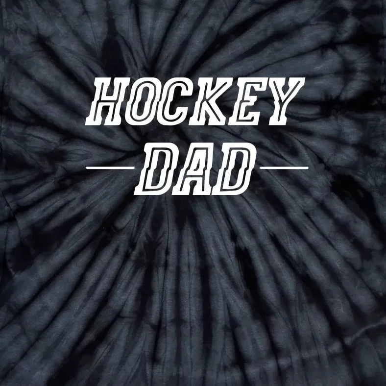 Hockey Dad Gift Funny Father's Day Tie-Dye T-Shirt