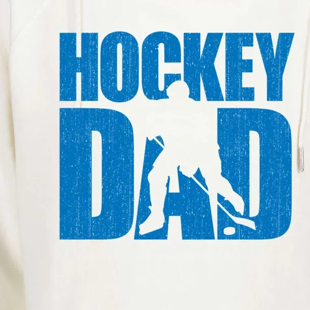 Hockey Dad Graphic For Ice Hockey PlayerS Father Meaningful Gift Womens Funnel Neck Pullover Hood