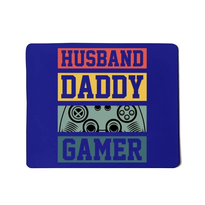 Husband Daddy Gamer Funny Cute Unique Best Cool Gamer Dad Gift Mousepad