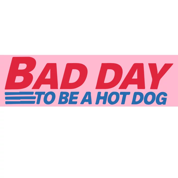 Hot Dog Bumper Sticker