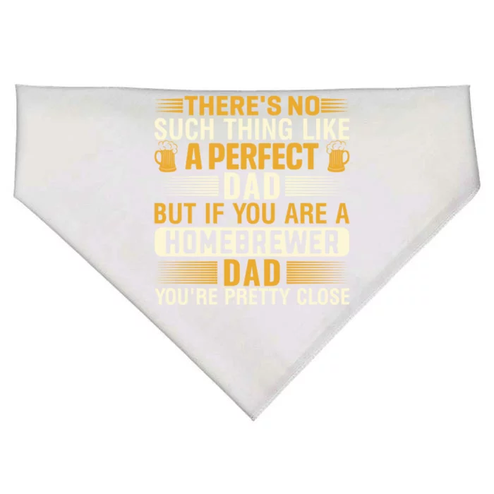 Homebrewer Dad Homebrewing Beer Brewing Fathers Day Gift USA-Made Doggie Bandana