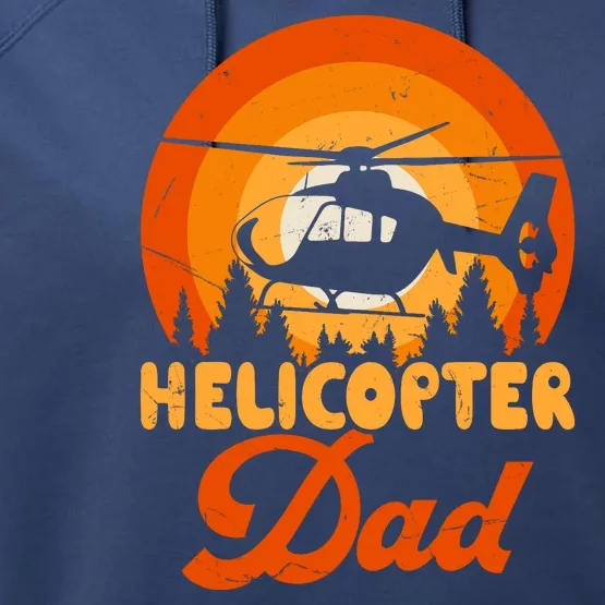 Helicopter Dad Performance Fleece Hoodie