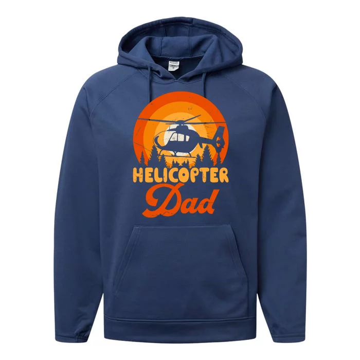 Helicopter Dad Performance Fleece Hoodie