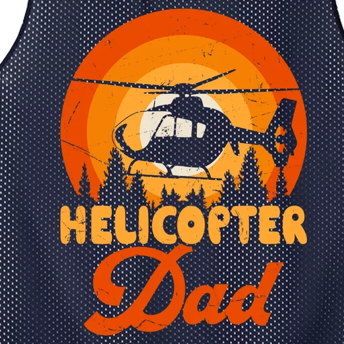 Helicopter Dad Mesh Reversible Basketball Jersey Tank