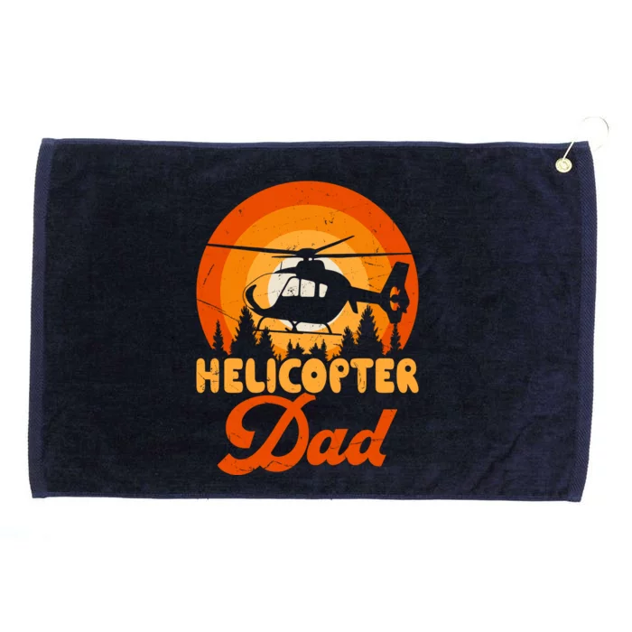 Helicopter Dad Grommeted Golf Towel