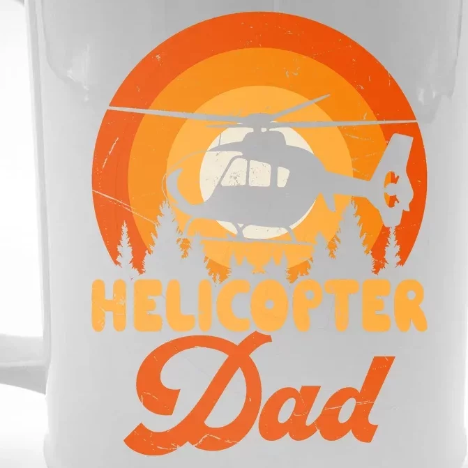 Helicopter Dad Front & Back Beer Stein