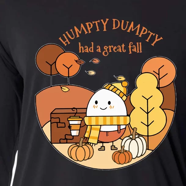 H.umpty D.umpty Had A Great Fall Happy Fall Yall Autumn Gifts Cooling Performance Long Sleeve Crew