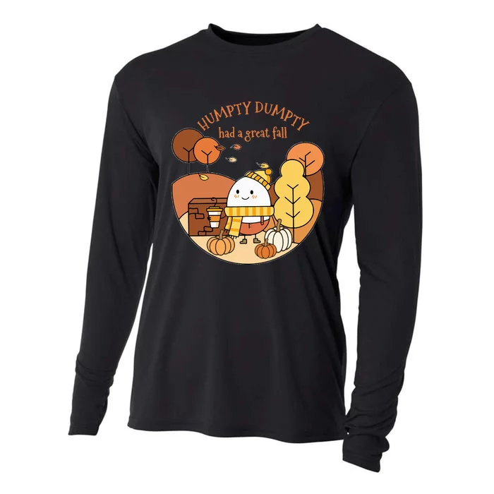 H.umpty D.umpty Had A Great Fall Happy Fall Yall Autumn Gifts Cooling Performance Long Sleeve Crew